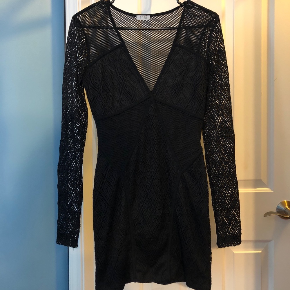 Long sleeve lace dress